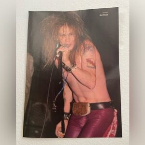 Axl Rose Live pinup